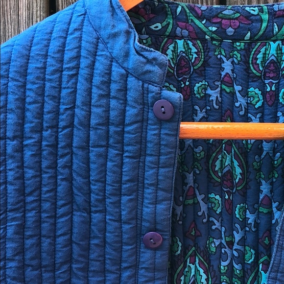 Ladies LA CERA Coat Quilted Bright Royal Colors  S - Picture 6 of 8